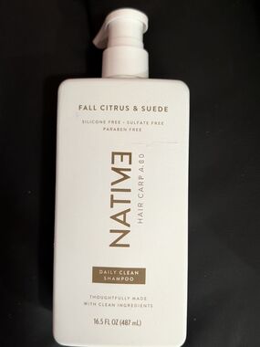Native Fall Citrus & Suede Body Wash - White and Gold Accents
